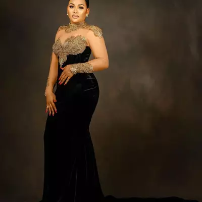 Arabic aso ebi black mermaid prom dresses lace beaded crystals evening formal party second reception birthday engagement gowns