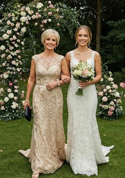 Luxury Mother of the Bride Dresses with Sparkly Beading