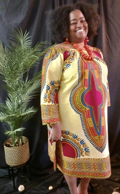 Dashiki Dress (plus size)