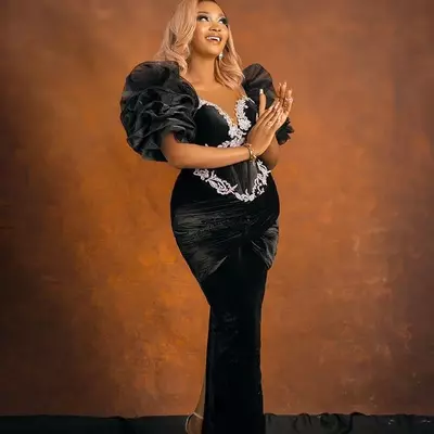 Plus size arabic aso ebi black sheath velvet prom dresses lace beaded evening formal party second reception birthday engagement gowns