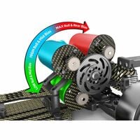 Redcat Racing RER17043 RDS RWD 2.4Ghz RTR 1/10 Competition Spec Drift Car  - Thumbnail 4