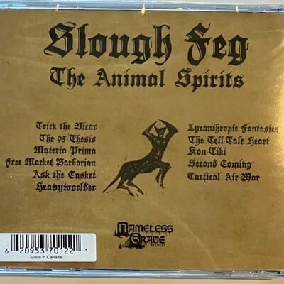 Lord weird slough feg - animal spirits (new remastered reissue cd from nameless grave)