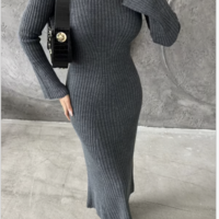 Knit Fall dress - Thumbnail 1