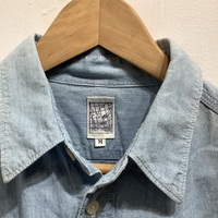 Junko Shimada map print chambray shirt - Thumbnail 1