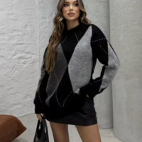 🧣 Balaclava Knitwear Sweater – Black - Thumbnail 2