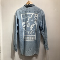 Junko Shimada map print chambray shirt - Thumbnail 2