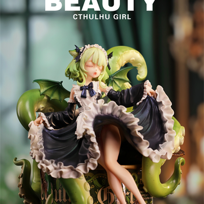 Bishoujo arttoy by weartdoing "sleeping beauty-cthulhu girl-abyss bloom"