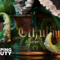 Bishoujo ArTToy by Weartdoing "Sleeping Beauty-Cthulhu Girl-Abyss Bloom" - Thumbnail 4