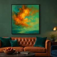 Celestial Rapture Abstract Art Print - Thumbnail 4