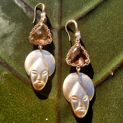 Champagne Billie Earrings 