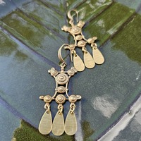 Brass Paddle Earrings  - Thumbnail 5