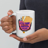 Epstein Files Release Coffee White glossy mug - Thumbnail 5