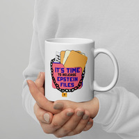 Epstein Files Release Coffee White glossy mug - Thumbnail 6