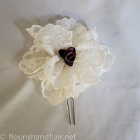 Queen-Anne’s-Lace hairpin - Thumbnail 1
