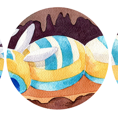 Dudunsparce 3-part button set