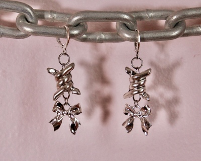 Barbed and Bows Earrings 