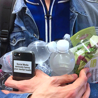 Free Shipping-"SOCIAL MEDIA SERIOUSLY HARMS YOUR MENTAL HEALTH" PHONE CASE - Thumbnail 2