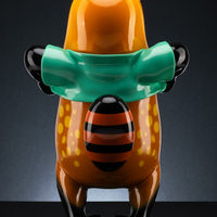 ArTToy by Jee Saya & Hundred Demons "Aka-Panda (Red)" - Thumbnail 4