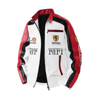 FERRARI LEATHER BIKER JACKET V.1 - Thumbnail 3