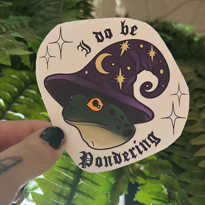 I do be pondering sticker