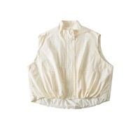 Candy-colored retro work vest jacket versatile loose sleeveless cardigan top - Thumbnail 3