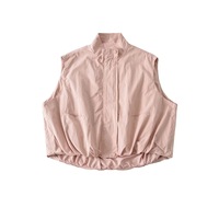 Candy-colored retro work vest jacket versatile loose sleeveless cardigan top - Thumbnail 5