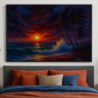 Tempest Ember Seascape Art Print - Thumbnail 3