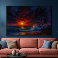 Tempest Ember Seascape Art Print - Thumbnail 4
