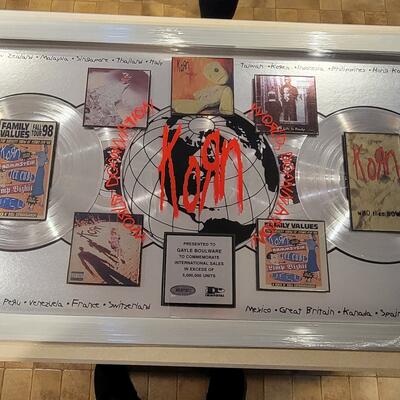 Korn "worldwide dominiation" 5,000,000 worldwide sales award