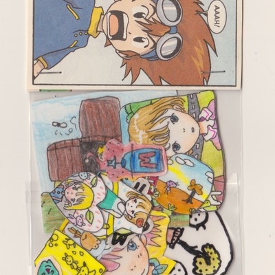 Stickers: puppet car