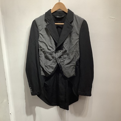 Comme des Garcons x2  Bi-color swallow tail jacket