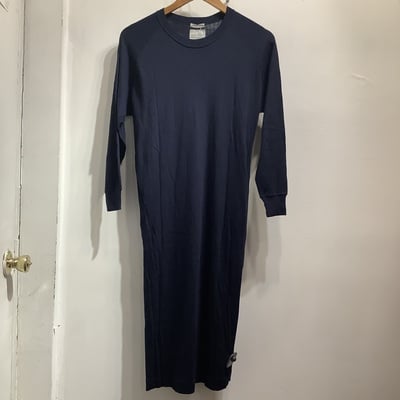 Comme des garçons navy dress late70s - early 80s 