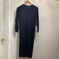 Comme des Garçons navy dress late70s - early 80s  - Thumbnail 2