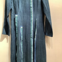 i wish (Yohji Yamamoto) blue wool long dress  - Thumbnail 2