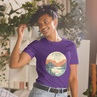 Faith Moves Mountains Large Logo Short-Sleeve Unisex T-Shirt - Thumbnail 5