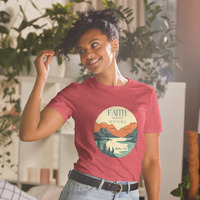 Faith Moves Mountains Large Logo Short-Sleeve Unisex T-Shirt - Thumbnail 11