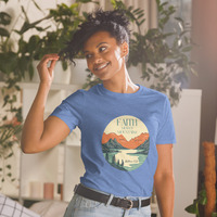 Faith Moves Mountains Large Logo Short-Sleeve Unisex T-Shirt - Thumbnail 14