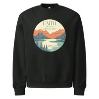 Faith Moves Mountains Oversized heavyweight sweatshirt - Thumbnail 7