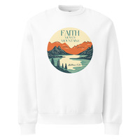 Faith Moves Mountains Oversized heavyweight sweatshirt - Thumbnail 19