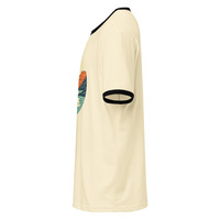 Faith Moves Mountains Unisex ringer t-shirt - Thumbnail 3