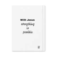 Faith Moves Mountains Hardcover journal matte - Thumbnail 1