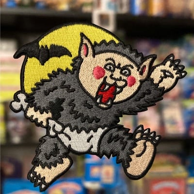 Garbage pail kids eerie eric patch (iron-on)