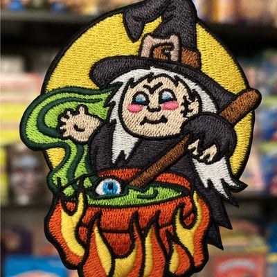 Garbage pail kids weird wendy patch (iron-on)