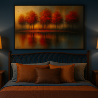 Echoes of Emberlight Landscape Art Print - Thumbnail 3