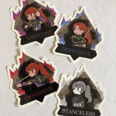 Maelle stance sticker pack - Thumbnail 1