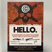 Necronomicon 1/1 sketch card - Thumbnail 1