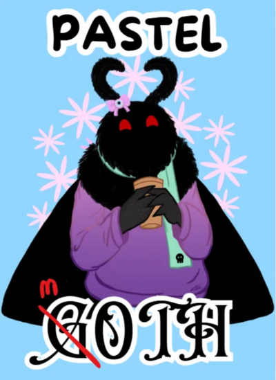 Pastel Moth Man
