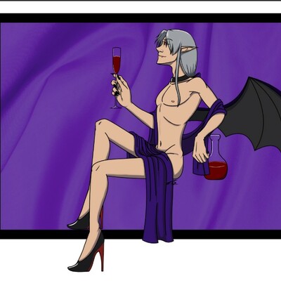 Vampire pinup - male edition 