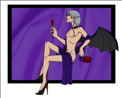 Vampire Pinup - Male Edition 