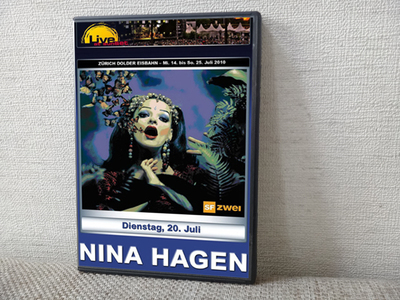 NINA HAGEN Live In Zurich, Switzerland 07.20.2010 DVD